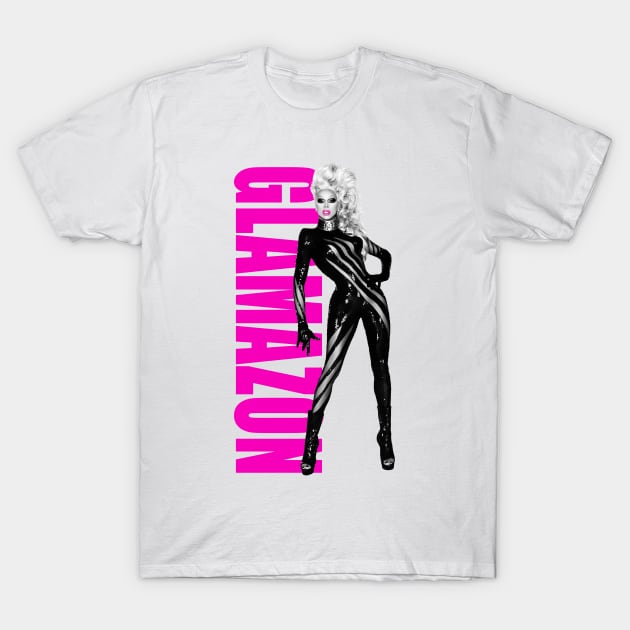 Glamazon T-Shirt by Inky Icarus